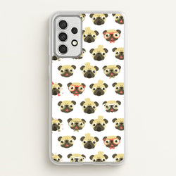 Pug Life - Pug Pattern  -  Phone Case for Galaxy A52 / A52s