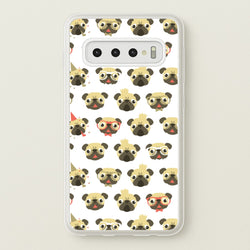 Pug Life - Pug Pattern  -  Phone Case for Galaxy S10 Plus