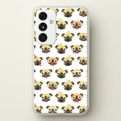 Pug Life - Pug Pattern  -  Phone Case for Galaxy A35