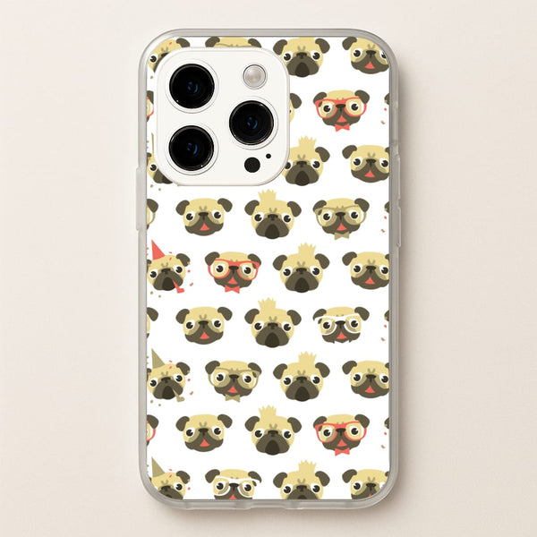 Pug Life - Pug Pattern  -  Phone Case for iPhone 14 Pro Max
