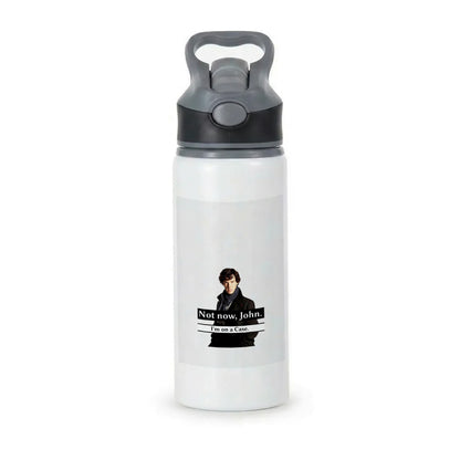 I'm on a Case Holmes Pun Active Water Bottle - Black