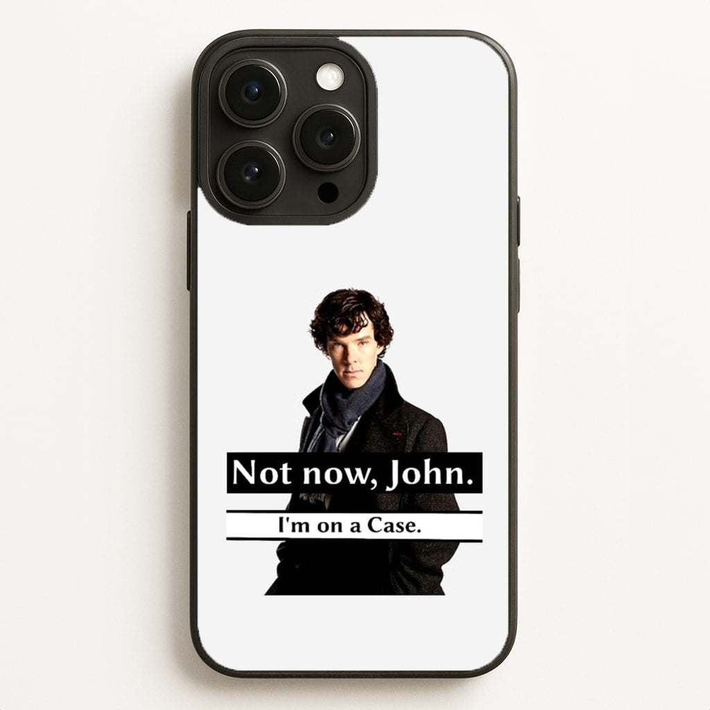 I'm on a Case Holmes Pun Phone Case