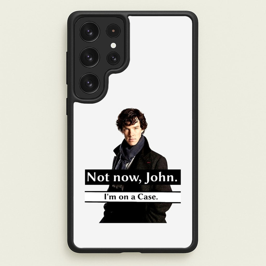 I'm on a Case Holmes Pun  - Sherlock Phone Case for Galaxy S22 Ultra