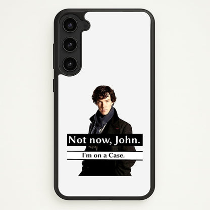 I'm on a Case Holmes Pun  - Sherlock Phone Case for Galaxy S23 Plus