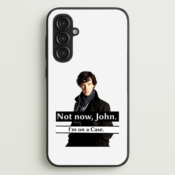 I'm on a Case Holmes Pun  - Sherlock Phone Case for Galaxy S23FE
