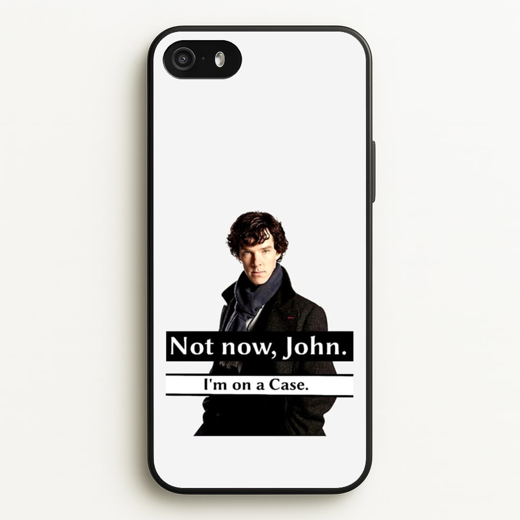I'm on a Case Holmes Pun  - Sherlock Phone Case for iPhone 5 / 5s / SE 2016