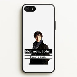 I'm on a Case Holmes Pun  - Sherlock Phone Case for iPhone 5 / 5s / SE 2016
