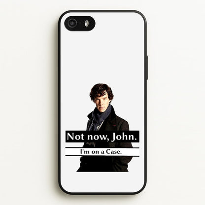 I'm on a Case Holmes Pun  - Sherlock Phone Case for iPhone 5 / 5s / SE 2016