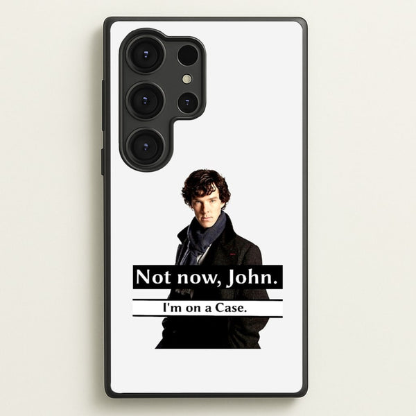I'm on a Case Holmes Pun  - Sherlock Phone Case for Galaxy S25 Ultra