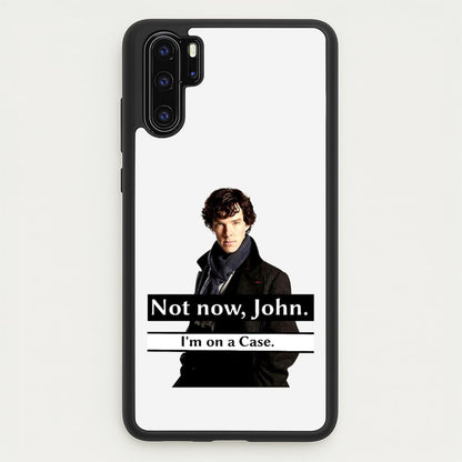 I'm on a Case Holmes Pun  - Sherlock Phone Case for Huawei P30 Pro