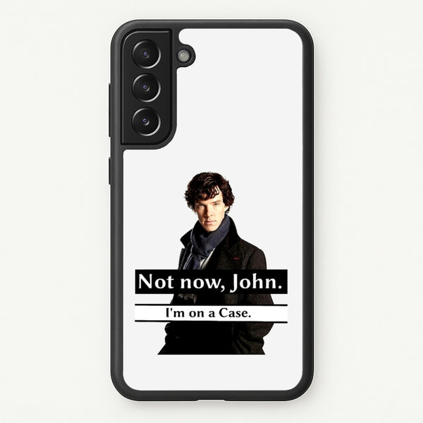 I'm on a Case Holmes Pun  - Sherlock Phone Case for Galaxy S22 Plus