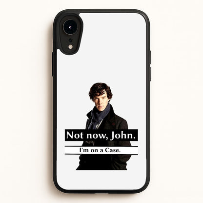 I'm on a Case Holmes Pun  - Sherlock Phone Case for iPhone XR