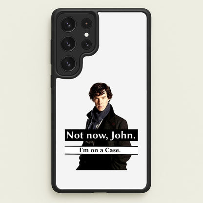 I'm on a Case Holmes Pun  - Sherlock Phone Case for Galaxy S23 Ultra