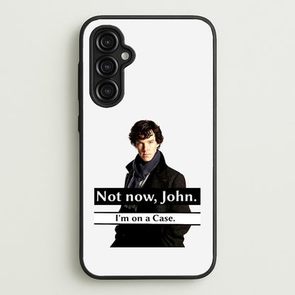 I'm on a Case Holmes Pun  - Sherlock Phone Case for Galaxy A14
