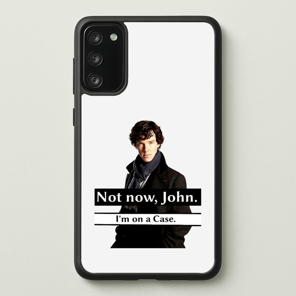 I'm on a Case Holmes Pun  - Sherlock Phone Case for Galaxy S20FE