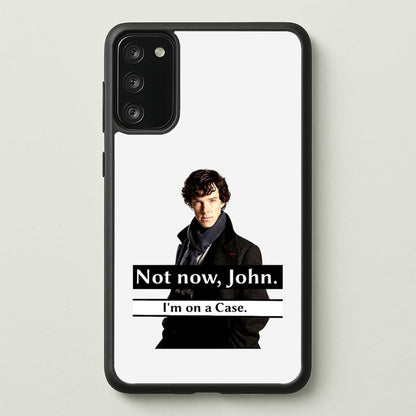 I'm on a Case Holmes Pun  - Sherlock Phone Case for Galaxy S20FE