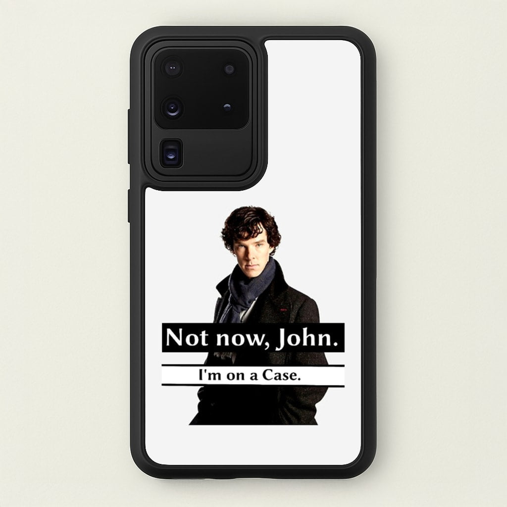 I'm on a Case Holmes Pun  - Sherlock Phone Case for Galaxy S20 Ultra