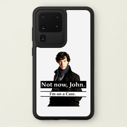 I'm on a Case Holmes Pun  - Sherlock Phone Case for Galaxy S20 Ultra