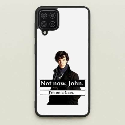 I'm on a Case Holmes Pun  - Sherlock Phone Case for Galaxy A12