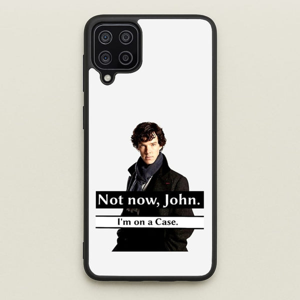 I'm on a Case Holmes Pun  - Sherlock Phone Case for Galaxy A12