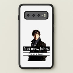 I'm on a Case Holmes Pun  - Sherlock Phone Case for Galaxy S10 Plus