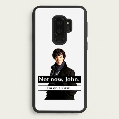I'm on a Case Holmes Pun  - Sherlock Phone Case for Galaxy S9 Plus