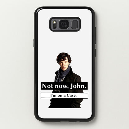 I'm on a Case Holmes Pun  - Sherlock Phone Case for Galaxy S8