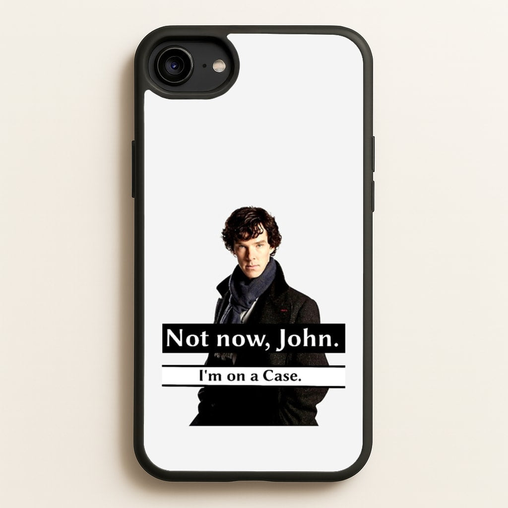 I'm on a Case Holmes Pun  - Sherlock Phone Case for iPhone 6 / 7 / 8 / SE