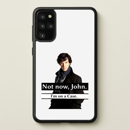 I'm on a Case Holmes Pun  - Sherlock Phone Case for Galaxy S20 Plus