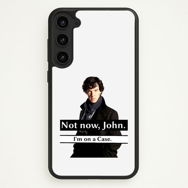 I'm on a Case Holmes Pun  - Sherlock Phone Case for Galaxy S23