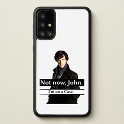 I'm on a Case Holmes Pun  - Sherlock Phone Case for Galaxy A71