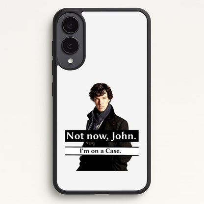 I'm on a Case Holmes Pun  - Sherlock Phone Case for Galaxy S25 Edge