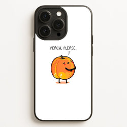 Peach, Please - Funny Pun  -  Phone Case for iPhone 16 Pro Max