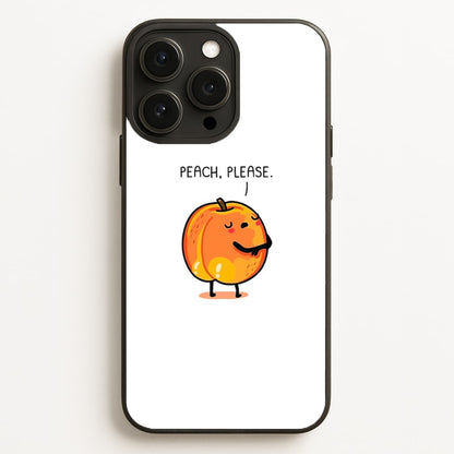 Peach, Please - Funny Pun  -  Phone Case for iPhone 12 Pro Max