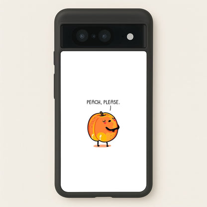 Peach, Please - Funny Pun  -  Phone Case for Google Pixel 8