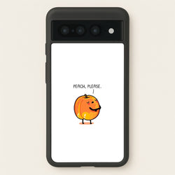 Peach, Please - Funny Pun  -  Phone Case for Google Pixel 7 Pro