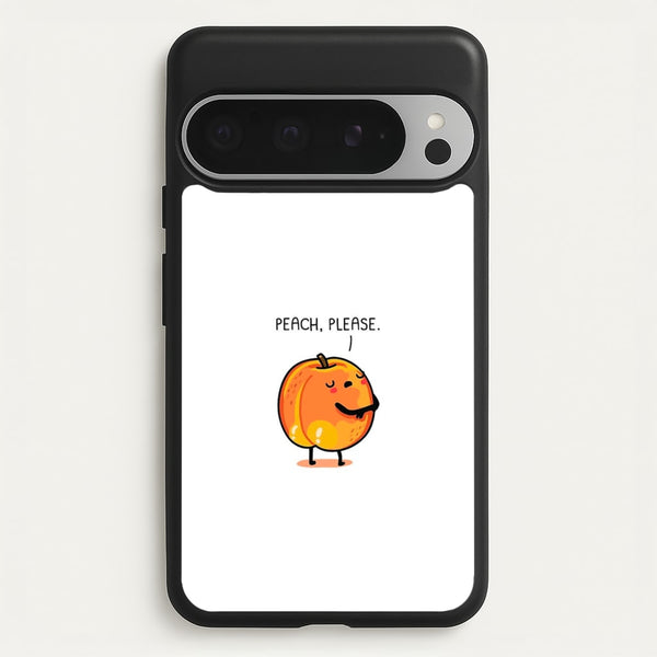 Peach, Please - Funny Pun  -  Phone Case for Google Pixel 9 Pro XL