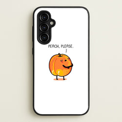 Peach, Please - Funny Pun  -  Phone Case for Galaxy A54