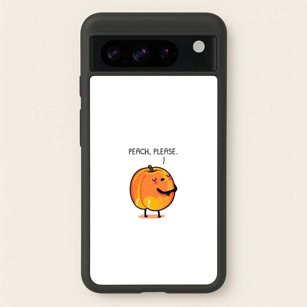 Peach, Please - Funny Pun  -  Phone Case for Google Pixel 8 Pro