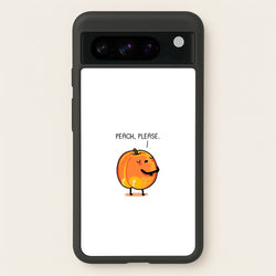 Peach, Please - Funny Pun  -  Phone Case for Google Pixel 8 Pro