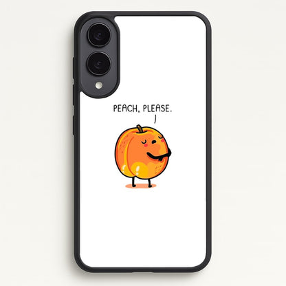 Peach, Please - Funny Pun  -  Phone Case for Galaxy S25 Edge