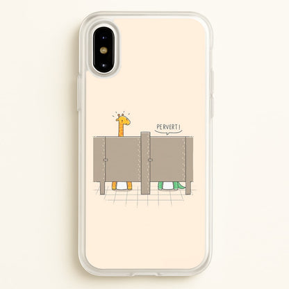 Pervert - Funny Pun  -  Phone Case for iPhone X / XS