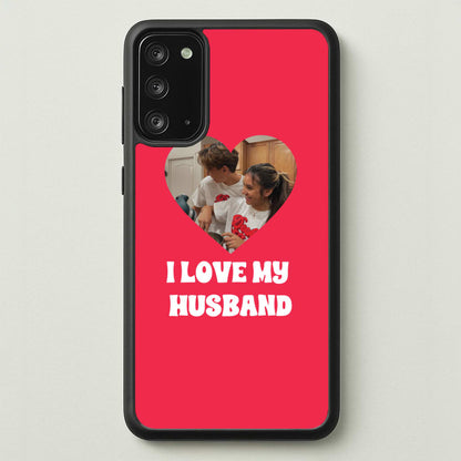 I Love My Husband - Personalised Couples  - Personalised Valentine's Day Phone Case for Galaxy Note 20