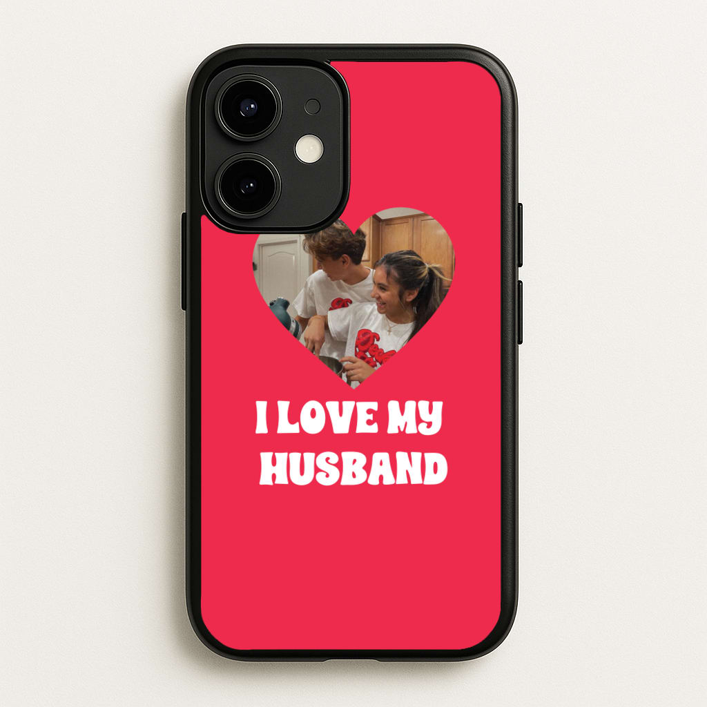 I Love My Husband - Personalised Couples  - Personalised Valentine's Day Phone Case for iPhone 12 / 12 Pro