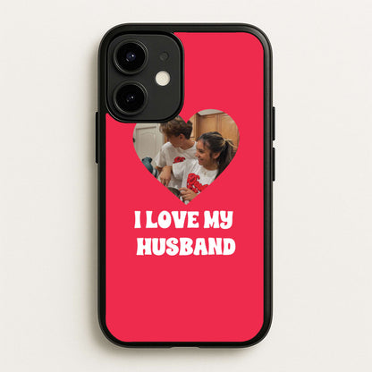 I Love My Husband - Personalised Couples  - Personalised Valentine's Day Phone Case for iPhone 12 / 12 Pro