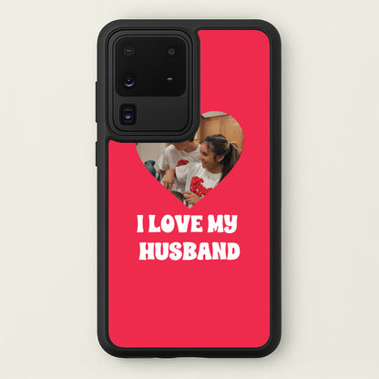 I Love My Husband - Personalised Couples  - Personalised Valentine's Day Phone Case for Galaxy S20 Ultra