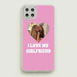 I Love My Girlfriend - Personalised Couples  - Personalised Valentine's Day Phone Case for Galaxy A12