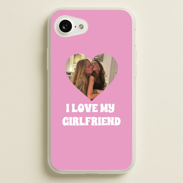 I Love My Girlfriend - Personalised Couples  - Personalised Valentine's Day Phone Case for iPhone 16e