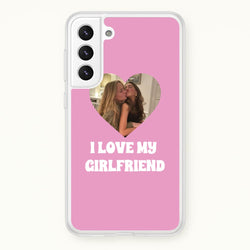 I Love My Girlfriend - Personalised Couples  - Personalised Valentine's Day Phone Case for Galaxy S21