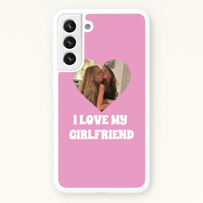 I Love My Girlfriend - Personalised Couples  - Personalised Valentine's Day Phone Case for Galaxy S22 Plus